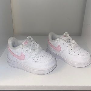 Nike Air Force 1’s ( Baby Pink ) Size 4C